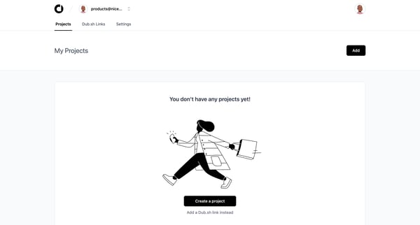 Dub - Open-Source Bitly Alternative screen