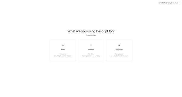 Drive View | Descript screen