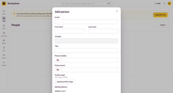 View All People screen