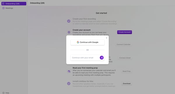 Limitless screen