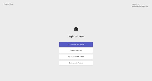 Linear screen