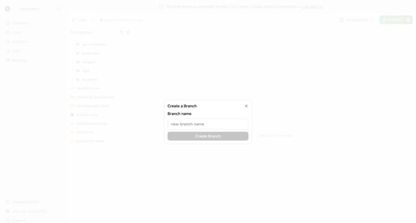 Editor - Mintlify screen