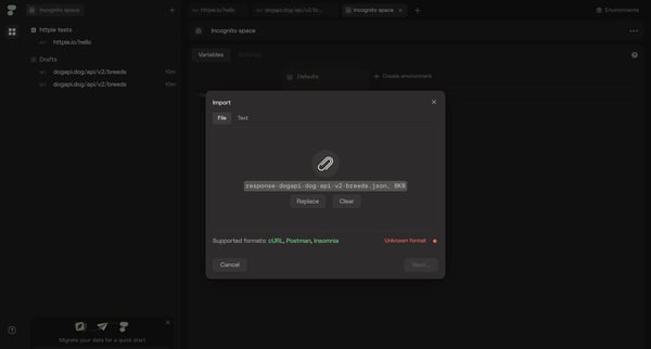 HTTPie for Web — API testing client screen