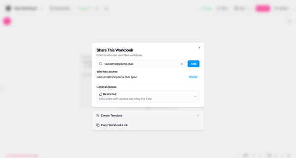 New Workbook | Gumloop screen