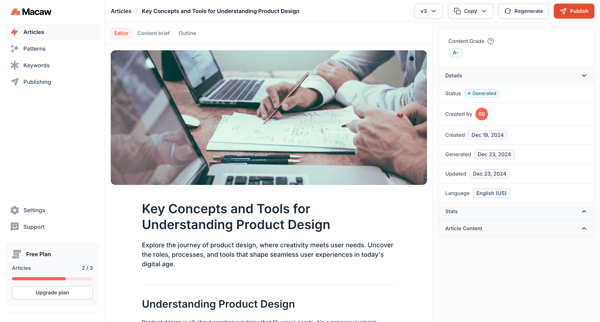 Key Concepts and Tools for Understanding Product Design | Macaw screen