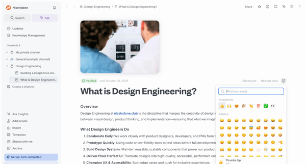 What is Design Engineering? screen