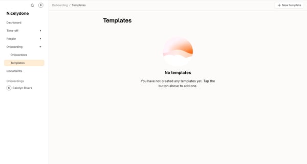 Onboarding templates | Aboard from Aboard