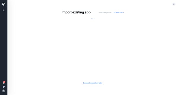 Ionic Dashboard screen