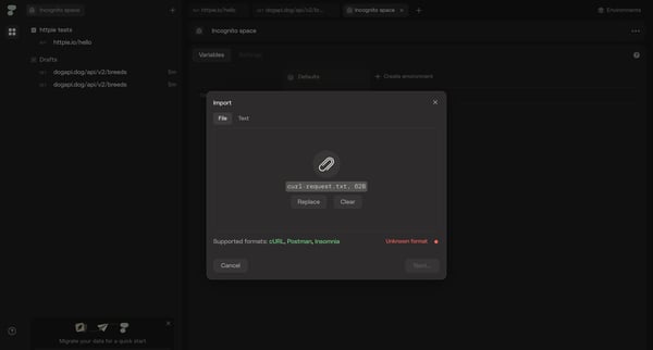 HTTPie for Web — API testing client screen