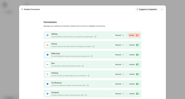 Settings · Qatalog screen