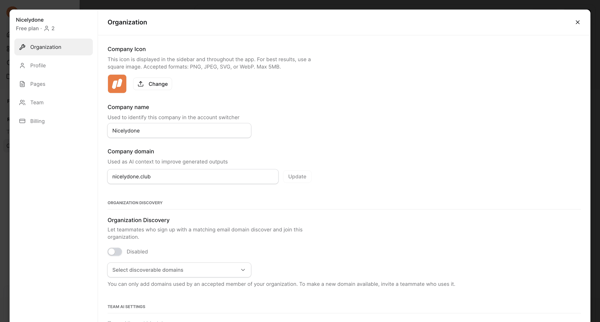 SaaS Web App Comparison Nicelydone | Mutiny from Mutinyhq