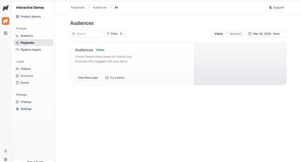 Audiences · nicelydone3 screen