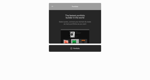 Explore - Your new creative space screen