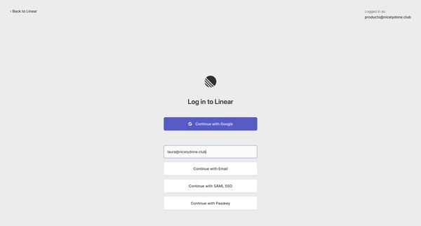 Linear screen
