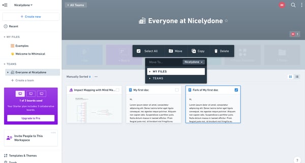 Everyone at Nicelydone from Whimsical