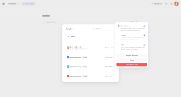 Archive - Tines screen