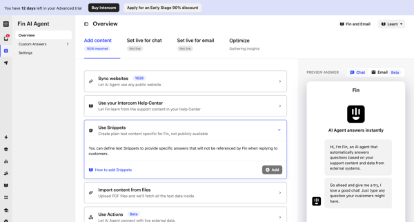 Overview | Nicelydone Intercom screen