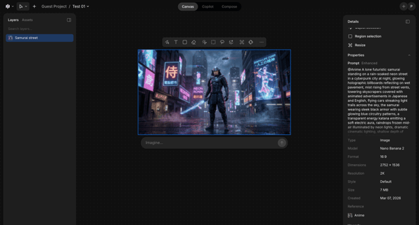 Test 01 / Guest Project - Morphic Studio screen