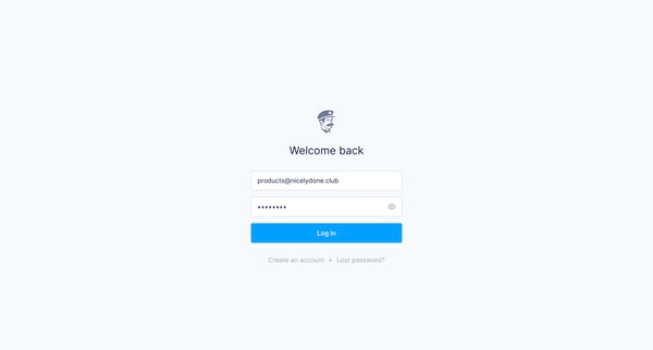 Login to Fernand from Fernand
