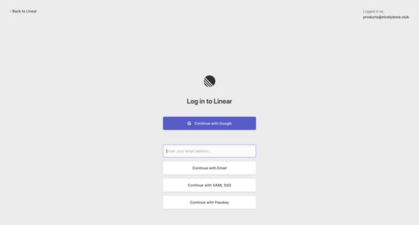 Linear screen