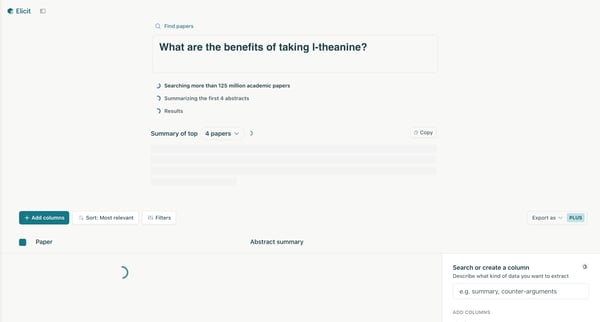 Elicit What are the benefits of taking l-theanine screen