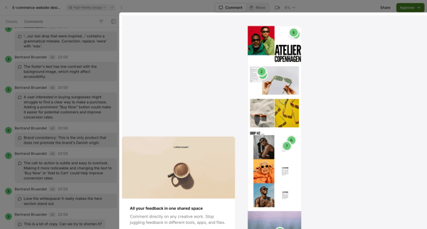 Workflow screen