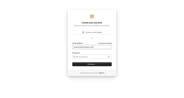 My account | Bud screen