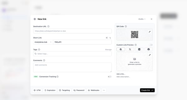 Dub.co - Link Management for Modern Marketing Teams screen