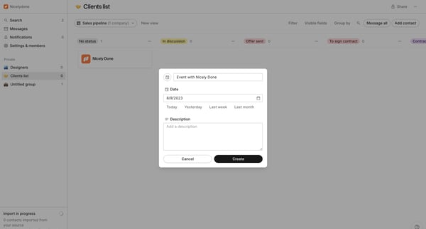 folk - app screen