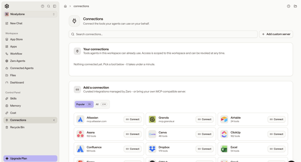 Zaro - The Context Layer for Enterprise AI screen