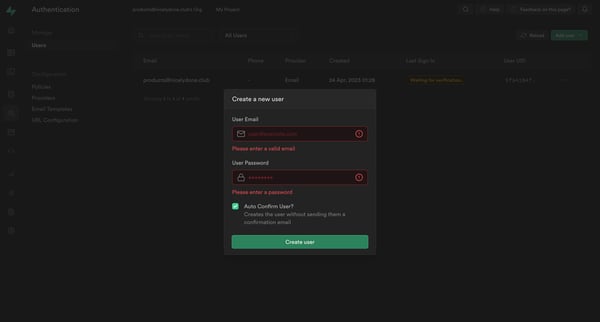 Auth | Supabase from Supabase