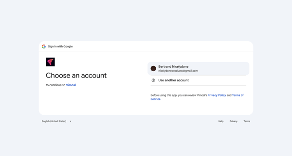 Sign in - Google Accounts from Vimcal