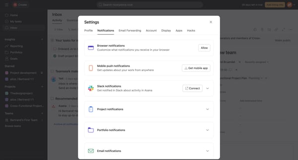 nicelydone.club inbox - Onboard Jo to the new team - Asana screen