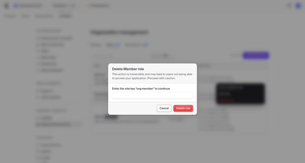 Dashboard | Clerk.com screen
