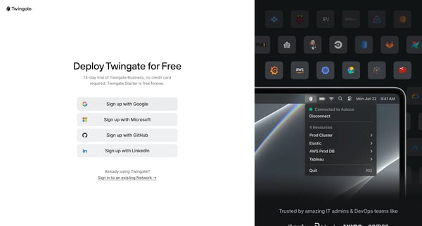 Twingate screen