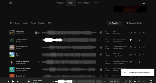 Now Trending Playlist | Epidemic Sound from Epidemic Sound