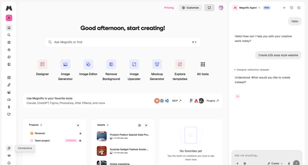 Magnific | All-in-One AI Creative Suite screen