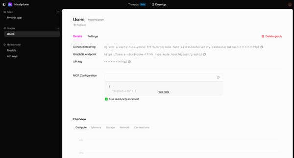 Hypermode – The AI development platform screen