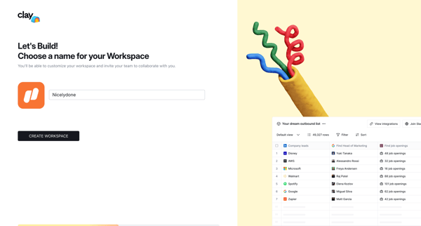 Clay | onboarding from Clay