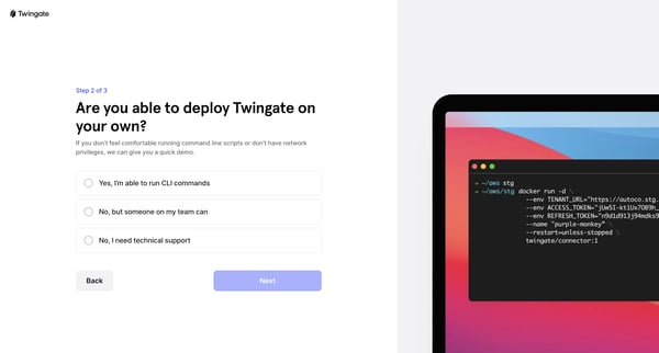 Twingate screen