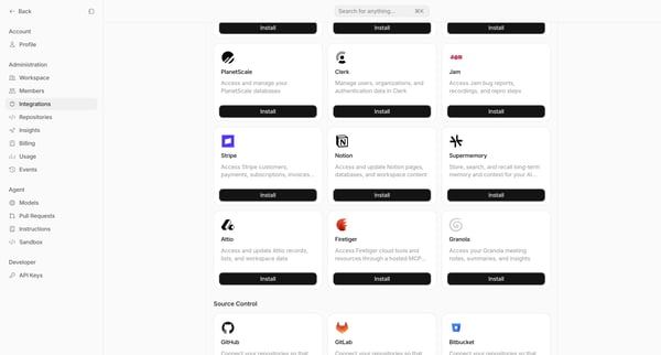 Integrations — Tembo from Tembo
