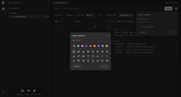HTTPie for Web — API testing client screen