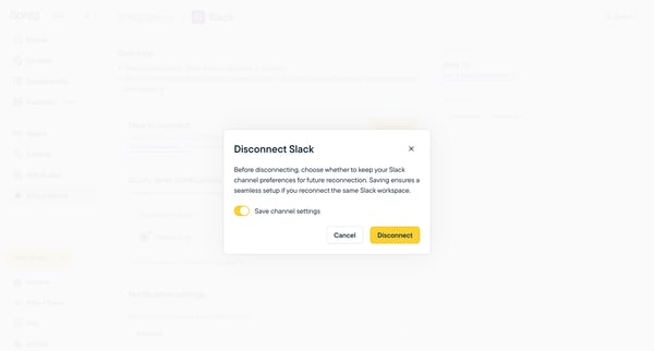Sprig - Slack screen