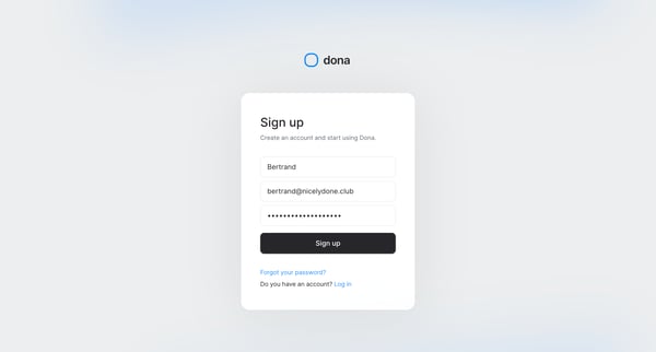 Dona screen