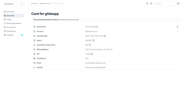 Increase › Card for glideapp from Increase
