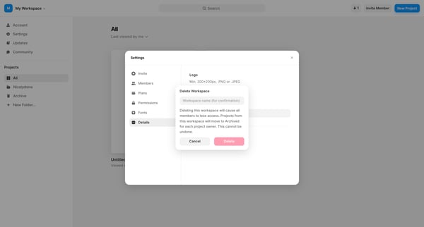 Framer screen