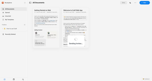 All Documents screen