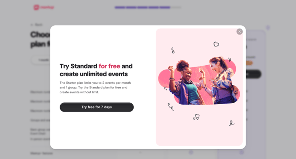 Create A Meetup Group | Meetup screen