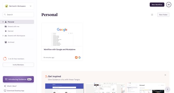 Personal screen