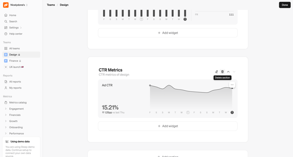 Design screen
